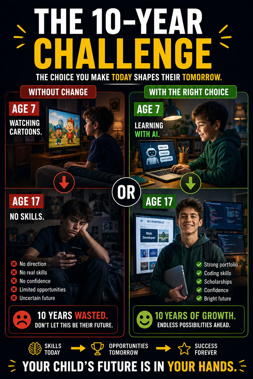 The 10-year challenge